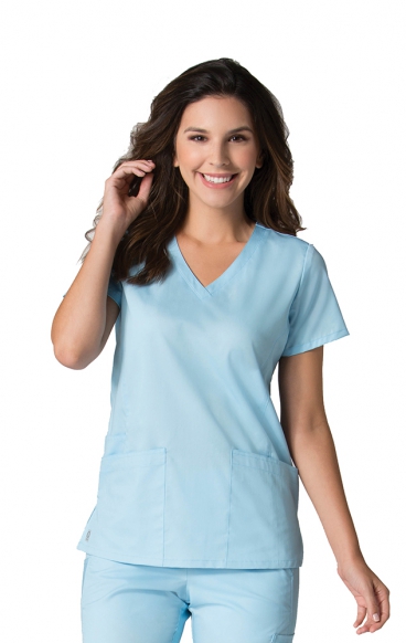 1738 Maevn Scrubs EON Active Back Mesh Panel Shaped V-Neck Top 1738 Maevn Scrubs EON Active Back Mesh Panel Shaped V-Neck Top