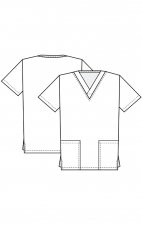 TF606 Tooniforms Haut Imprimer Unisexe avec 2 Poches par Cherokee Uniforms - Wild Rumpus