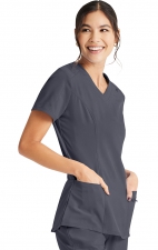 IP727A Inspira Flex V-Neck Top with 4 Pockets