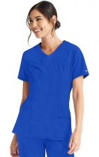 IP727A Inspira Flex V-Neck Top with 4 Pockets