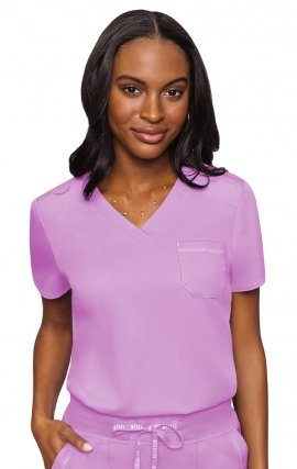 7448 Med Couture Touch Chest Pocket Top