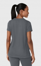 6359 RENEW Crew Neck Flex-n-Reach 2 Pocket Top by WINK