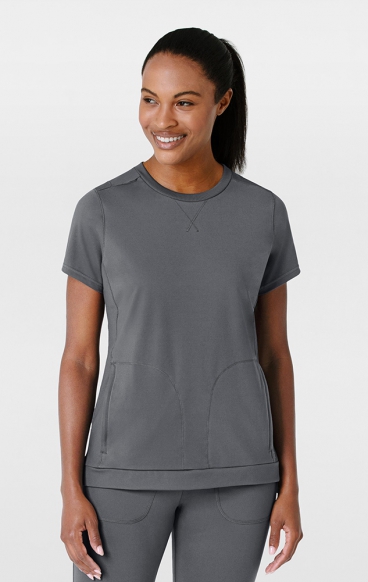 6359 RENEW Crew Neck Flex-n-Reach 2 Pocket Top by WINK