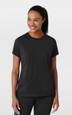 6359 RENEW Crew Neck Flex-n-Reach 2 Pocket Top by WINK