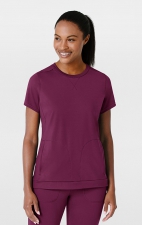 6359 RENEW Crew Neck Flex-n-Reach 2 Pocket Top by WINK