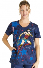 TF626 Tooniforms Modern Classic Fit 2 Pocket Print Top by Cherokee Uniforms - Defender Of Truth