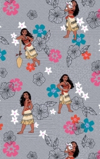 TF614 Tooniforms 3 Pocket V-Neck Print Top by Cherokee Uniforms - Moana Happiness