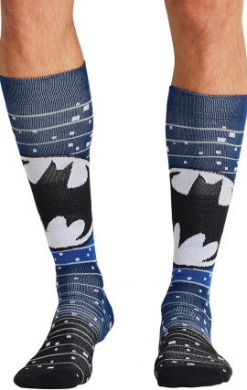 Tooniforms Print Support Chaussettes pour Hommes Compression Graduée - Courageous Batman