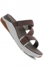 Rosette Brown Multi Webbing Sandale de Performance à Dos Ouvert pour Femmes par Dansko