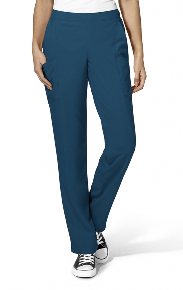 *VENTE FINALE XS 5155 W123 de WonderWink Pantalon double cargo à devant plat pour femmes - Entrejambe 31po