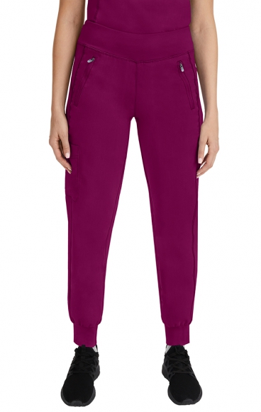 *VENTE FINALE L 9233P Petite Purple Label Pantalon Tara Jogger Cargo Yoga par Healing Hands