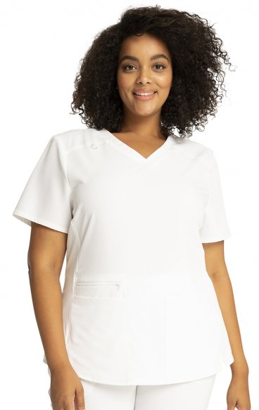 *FINAL SALE L CKA685 Allura V-Neck 3 Pocket Top by Cherokee *FINAL SALE L CKA685 Allura V-Neck 3 Pocket Top by Cherokee