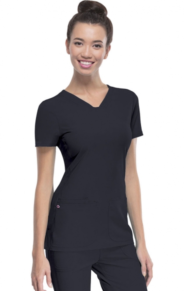 *FINAL SALE XXS 20710 Break on Through V-Neck 3 Pocket Top from HeartSoul *FINAL SALE XXS 20710 Break on Through V-Neck 3 Pocket Top from HeartSoul
