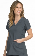 8459 Med Couture Plus One Maternity V-Neck Scrub Top