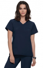 1038 Planet koi Renew V-Neck Scrub Top 