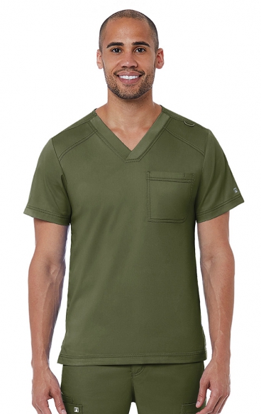 *FINAL SALE S 5501 Matrix Men's Basic V-Neck Top by Maevn