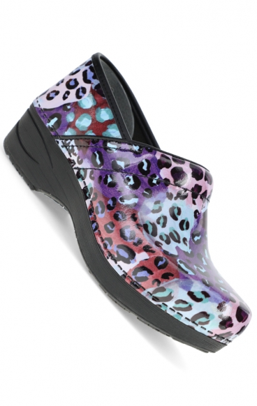 XP 2.0 Purple Leopard Patent Sabot Antidérapante pour Femmes par Dansko