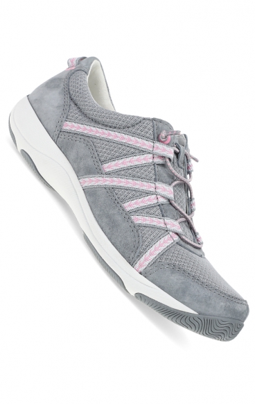 Harlyn Grey Suede Lightweight Sneaker for Women by Dansko