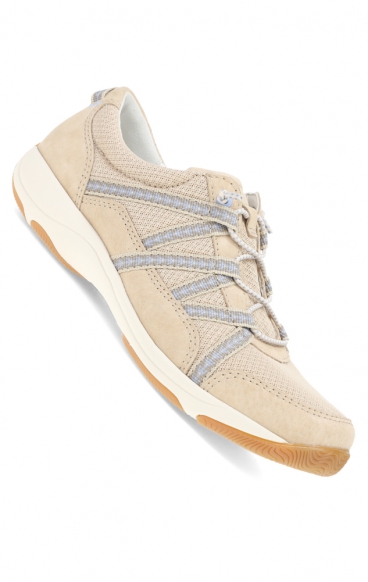 Harlyn Sand Suede Lightweight Sneaker for Women by Dansko