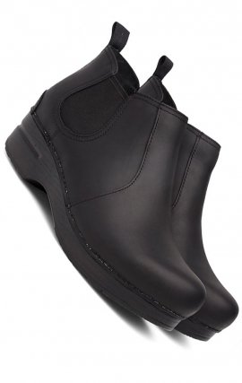 Botte Frankie Black Oiled Leather pour Femmes par Dansko