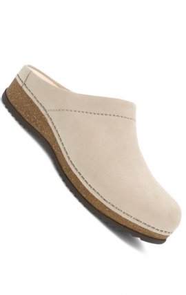 Mariella Linen Nubuck Stapled Mule by Dansko