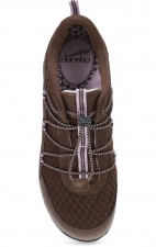 Petunia Brown Suede Active Waterproof Sneaker for Women by Dansko 