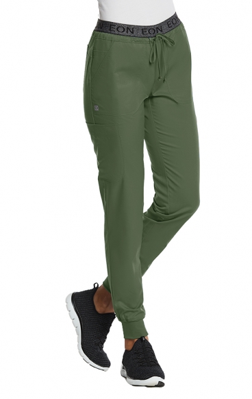 *VENTE FINALE L 7378 EON Sport Jogger Sportif à Taille Pleine Élastique par Maevn