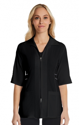 8802 Maevn SMART Half Sleeve Contrast Trim Jacket