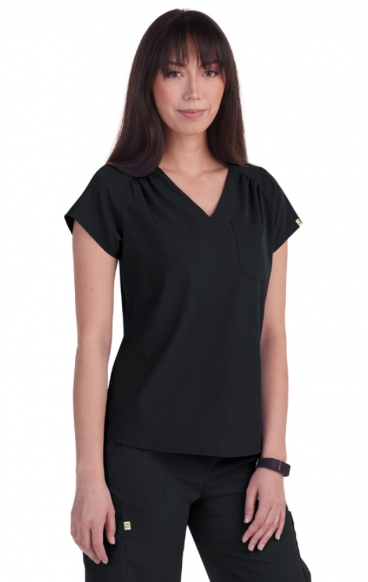 1118 Planet koi Kailani Contemporary Chest Pocket Top 1118 Planet koi Kailani Contemporary Chest Pocket Top