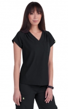 1118 Planet koi Kailani Contemporary Chest Pocket Top