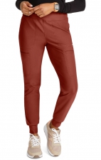 CK092  Elastic Waist Tapered Jogger Pant with 6 Pockets from Form by Cherokee