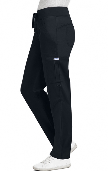 *VENTE FINALE XS P5011-Petite Mentalité Pantalon Linda à Jambe Droite et Taille Yoga par Mobb