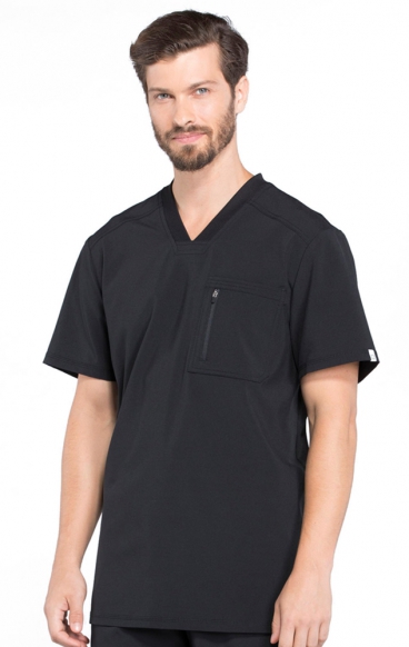 *FINAL SALE L CK910A Men's Tuckable V-Neck Top by Infinity with Certainty® Antimicrobial Technology