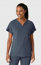 6634 RENEW Women's Dolman Y-Neck Scrub Top by WINK