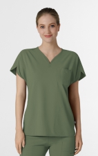 6634 RENEW Women's Dolman Y-Neck Scrub Top by WINK