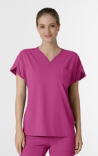 6634 RENEW Women's Dolman Y-Neck Scrub Top by WINK