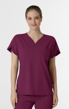 6634 RENEW Women's Dolman Y-Neck Scrub Top by WINK