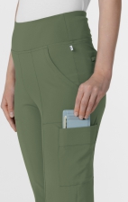 5534 RENEW Pantalon Jambe Évasée Cargo 7 Poches pour Femmes par WINK