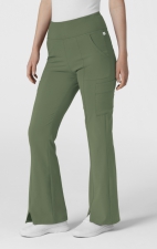 5534 RENEW Women's Flare Leg 7 Pocket Cargo Pant by WINK