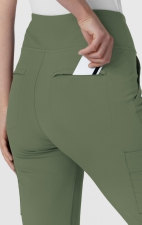 5534 RENEW Pantalon Jambe Évasée Cargo 7 Poches pour Femmes par WINK