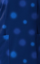 6657 WonderWink Fitted 3-Pocket V-Neck Print Top - Graffiti Blots