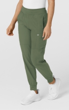 5555 W123 by WonderWink - Comfort Waist Cargo Jogger Scrub Pants