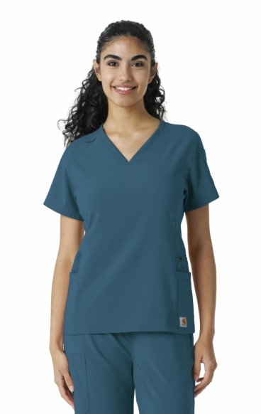 C13310 Carhartt Force Cross-Flex Knit Panel Scrub Top C13310 Carhartt Force Cross-Flex Knit Panel Scrub Top