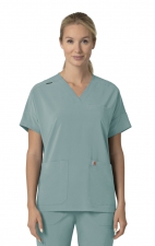 C13110 Carhartt Force Cross-Flex Haut à Coupe Carrée Moderne pour Femmes