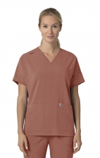 C13110 Carhartt Force Cross-Flex Women's Modern Oversized V-Neck Top