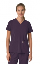 C13210 Carhartt Force Cross-Flex Flex Panel V-Neck Women's Top