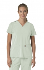 C13210 Carhartt Force Cross-Flex Flex Panel V-Neck Women's Top