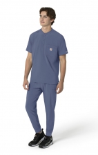 C16310 Carhartt Cross-Flex Men's Henley Scrub Top