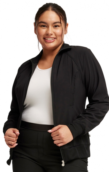 *FINAL SALE L 2391A Zip Front Jacket by Infinity with Certainty® Antimicrobial Technology