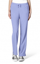 5155 W123 de WonderWink Pantalon double cargo à devant plat pour femmes